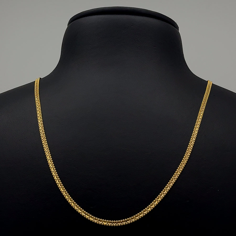 22K Gold Flat Chain