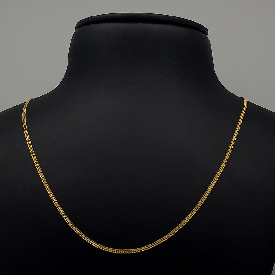 Flat 22K Gold Chain