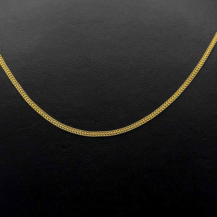 Flat 22K Gold Chain