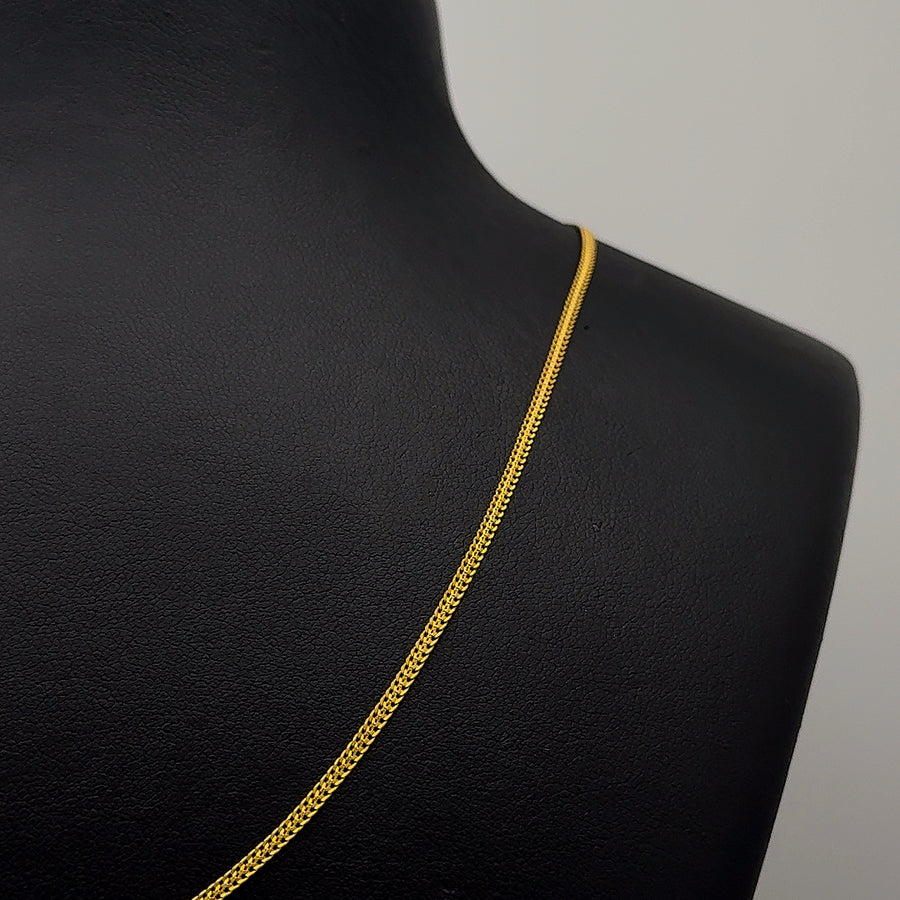 Flat 22K Gold Chain