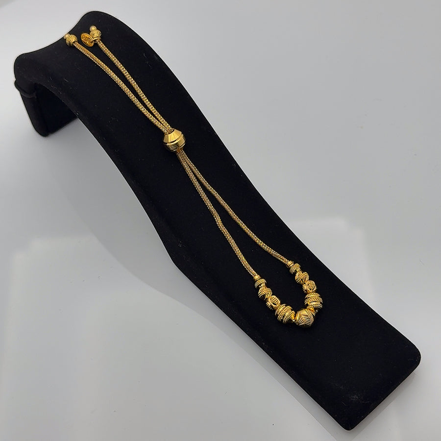 22K Gold Adjustable Bracelet