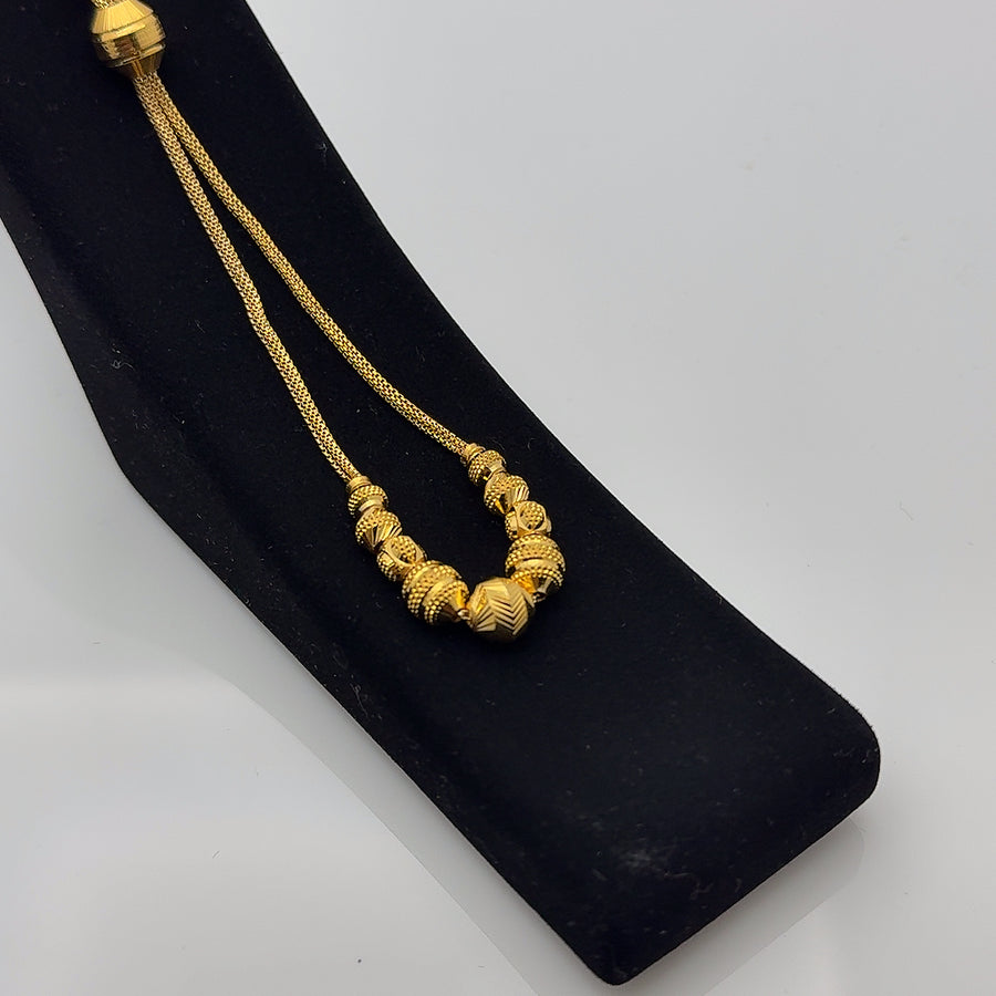 22K Gold Adjustable Bracelet