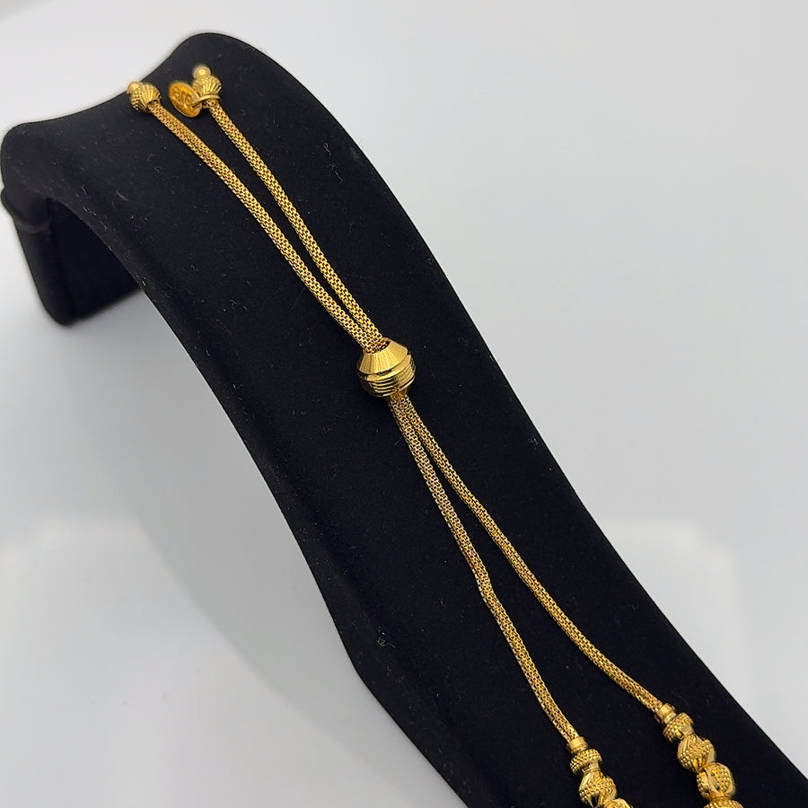 22K Gold Adjustable Bracelet