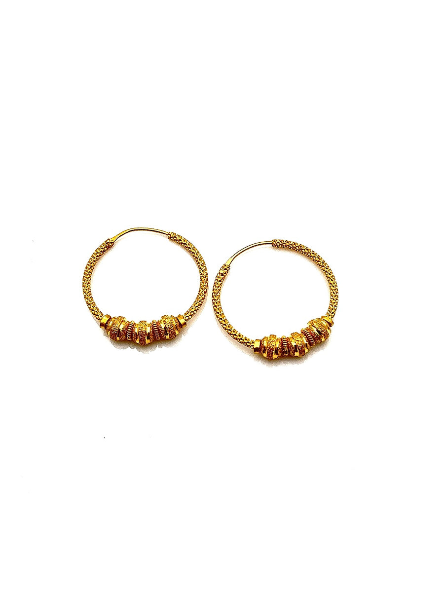 22K Hoop Earrings HRJ003