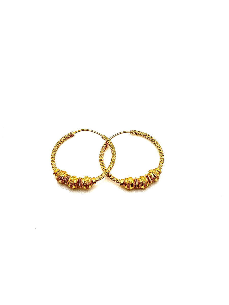 22K Hoop Earrings HRJ003