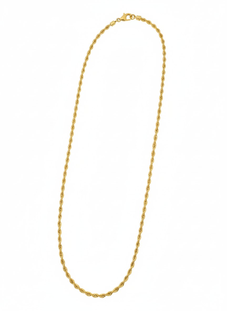22K Gold Rope Chain (Unisex) GC09 – Raghu Jewellers