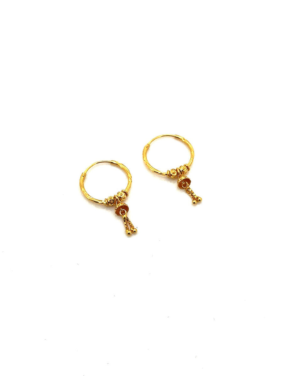 22K Hoop Earrings HRJ003