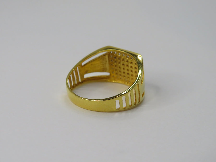 Gold Cubic Zirconia Ring M24