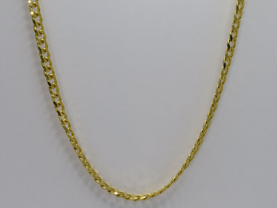 Gold Curb Link Chain M3