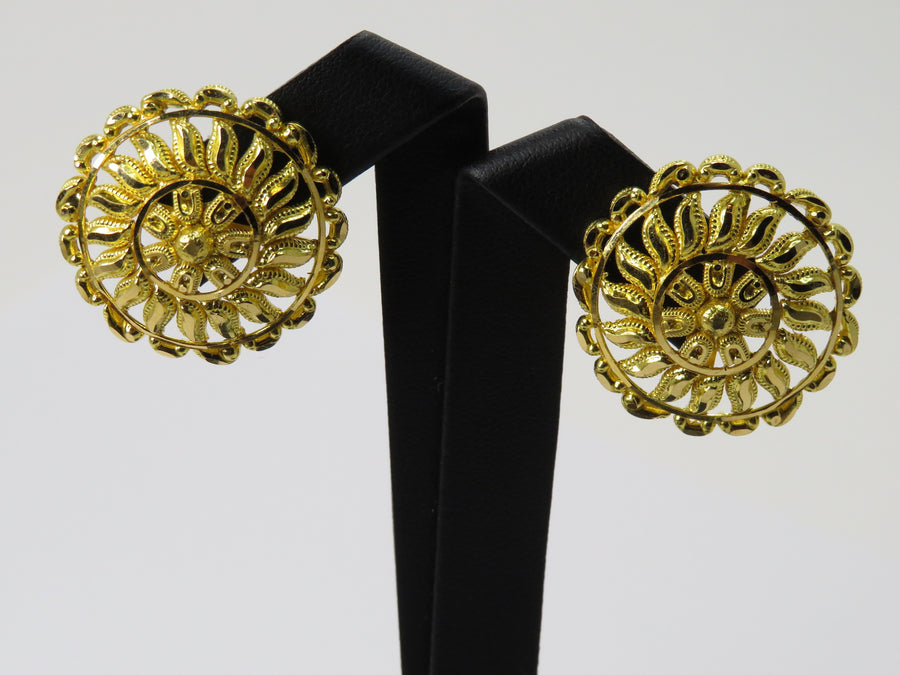 Gold Solar Earrings W19