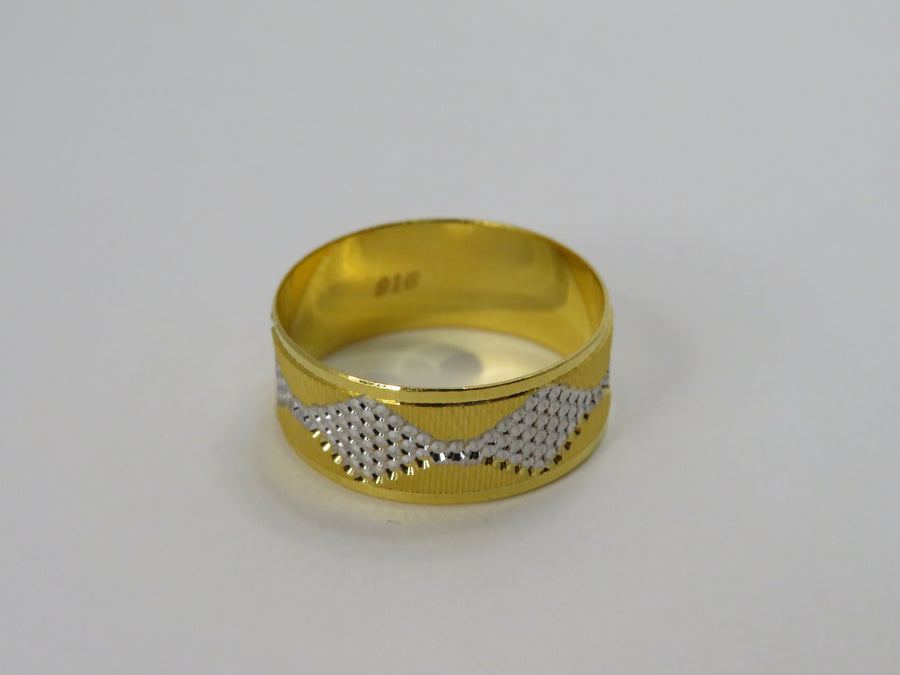 Two-Tone Gold Band W2
